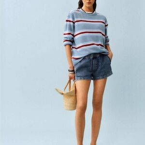 Reformation Crew Neck Boyfriend Cashmere Sweater